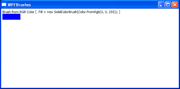 WPF Solid Color Brush In Code With Solid Color Brush And R G B Color