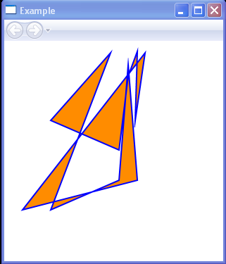 WPF Star Polygon