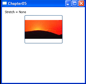 WPF Stretch None