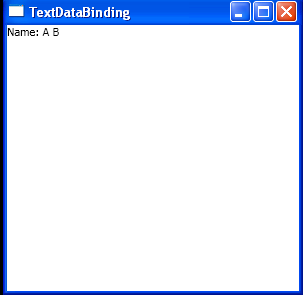 WPF Text Data Binding