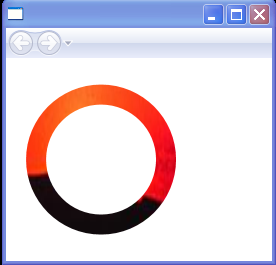 WPF The Resulting Ellipses Outline Is Painted With An Image