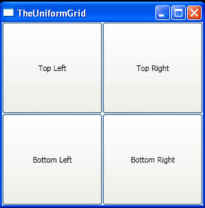 WPF The Uniform Grid