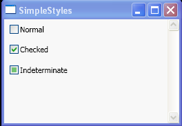 Three-State CheckBox