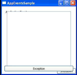 WPF Throw Exception From Button Click Action