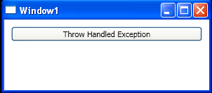 WPF Throw Handled Exception