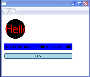 Use a ContentTemplate and determine whether the control contains content.