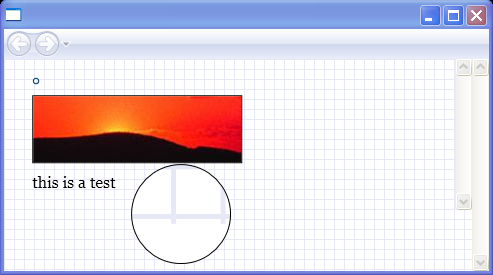 Use a VisualBrush to magnify a portion of the screen.