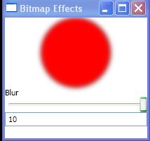 WPF Use Slider To Control The Blur