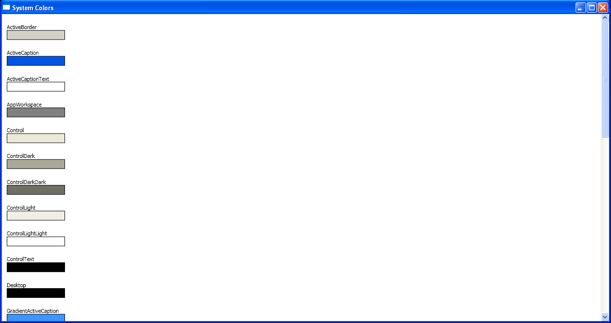 WPF Using System Colors In Code