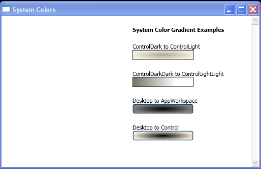 using system colors to create gradients
