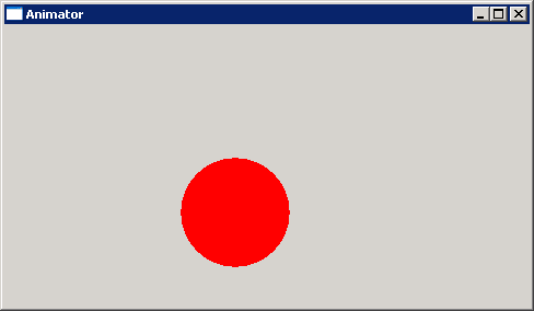 Animate a bouncing ball with Double Buffering