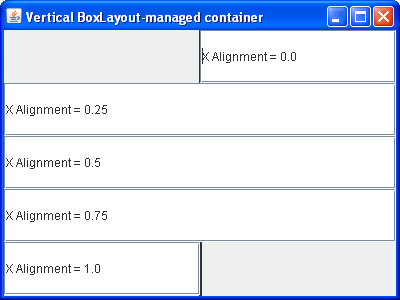 Drawing Borders Within a BoxLayout-Managed Container