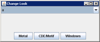 Changing the Look and Feel