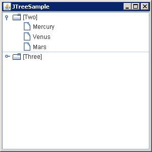 Produce horizontal lines between level-one nodes