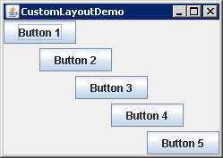 Custom Layout: DiagonalLayout