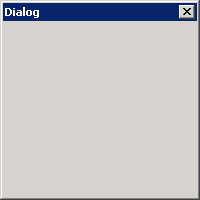 Create a dialog shell
