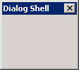 Create a dialog shell and position it