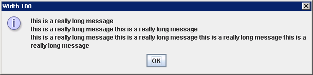 Displaying Multiline Messages