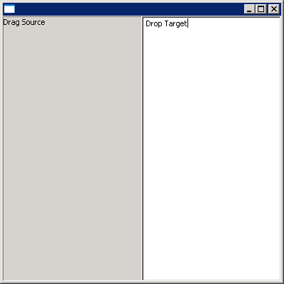 Drag and Drop: define a default operation (in this example, Copy)