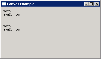 Draw string and process newlines and expanding tabs: drawText(String text, int x, int y, boolean isTransparent)