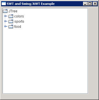 Embeded Swing/AWT components to SWT