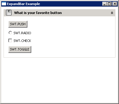 Add Controls to ExpandBar