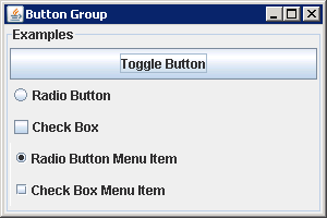 Finding the selected button in a ButtonGroup