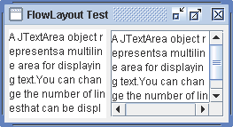 Using FlowLayout