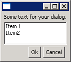 Use FormLayout to layout a dialog