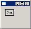 Start with the upper-left button, attach the top and left edges to the window,  offsetting by five pixels: