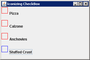 Customizing JCheckBox Check Mark Icon