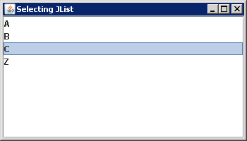 SortedListModel: sortable JList