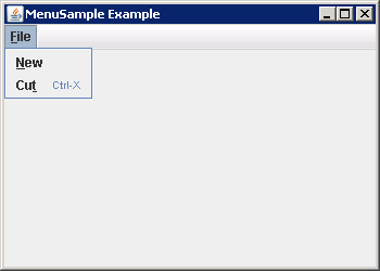 Adding Mnemonic and Accelerator to Menuitem