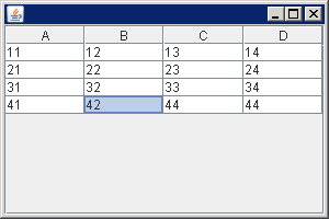 Table Selection Events and Listeners