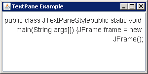 Loading a JTextPane with Content: using StyleConstants to set Align, Font size, Space