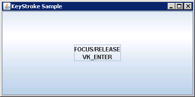 KeyStroke Sample: VKEnter