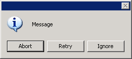 http://www.java2s.com/Tutorial/JavaImages/MessageBoxWorkingIconAbortRetryIgnoreButton.PNG
