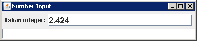 Formatted Numeric Input: NumberFormat.getIntegerInstance(Locale.ITALIAN)