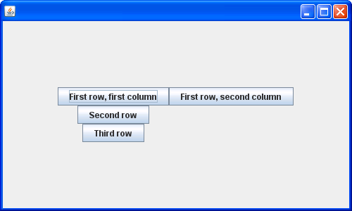 Adding Components with Relative X and Y Coordinates