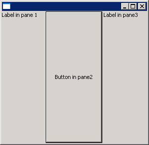 SashForm: create a sash form with three children