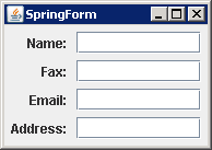using SpringLayout to create a forms-type layout