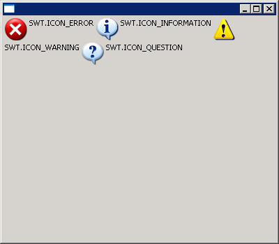 Using System Icon Image