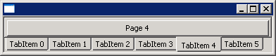 Create tabs that run along the top or the bottom of the parent composite