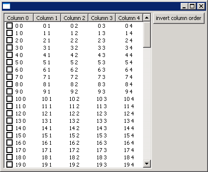 Reorder TableColumn