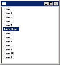 Insert TableItem by Index