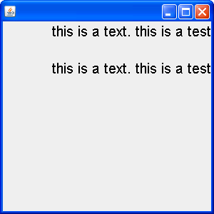 Draw text to the right