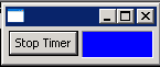 Stop a repeating timer when a button is pressed