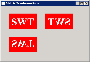 Transform: Reflect around the x/y axis.