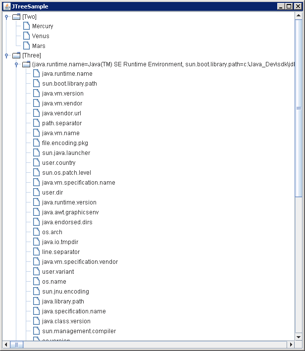 Using Vector to store JTree values