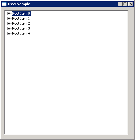 A single-selection tree